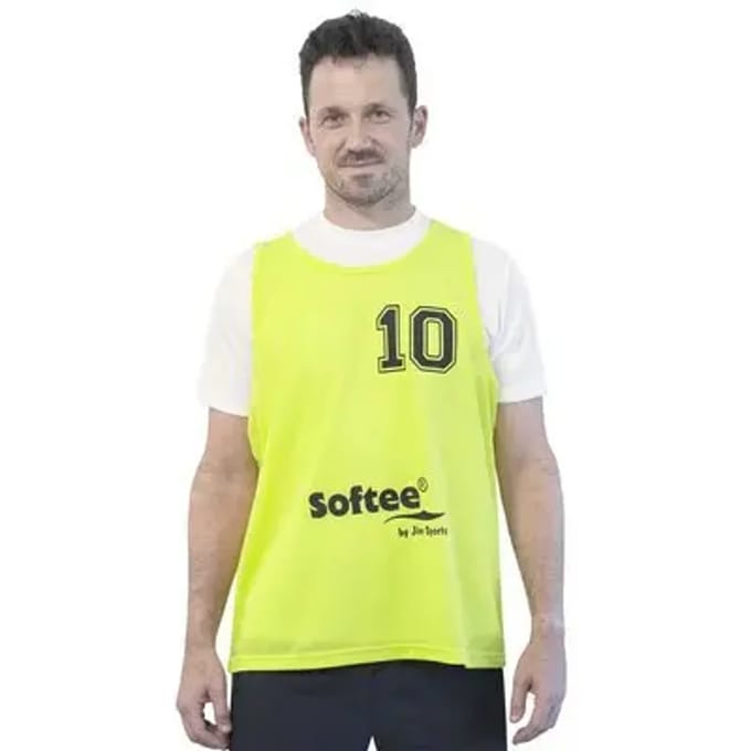 Set van 5 genummerde slabbetjes van 1 tot 5 Softee