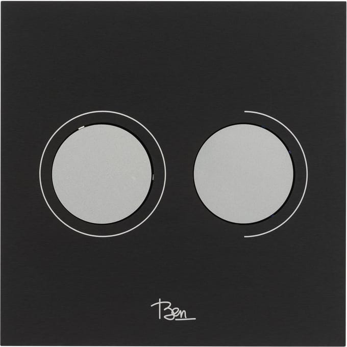 Ben Pure bedieningspaneel mat aluminium/zwart voor Ben BPF
