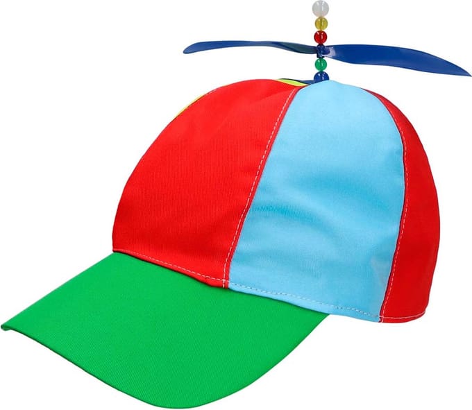 Boland - Pet Helikopter - Verstelbaar - Volwassenen - Unisex - Grappig - Fout