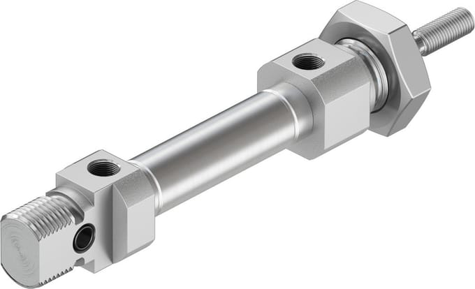 Festo Cilinder 8mm Boring 10mm Slag ISO 6432 Dubbelwerkend - 19177 - P2CRN