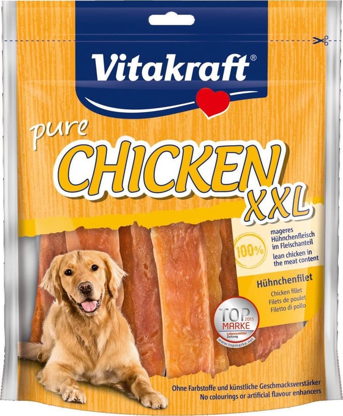 Vitakraft CHICKEN XXL filet kippenvlees 250 gram, hond