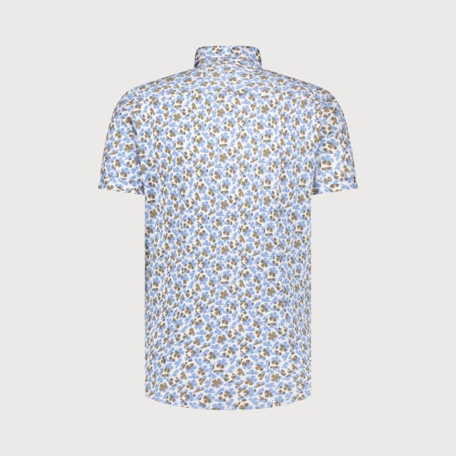 Blue Industry Het korte mouwen overhemd met bloemenprint |