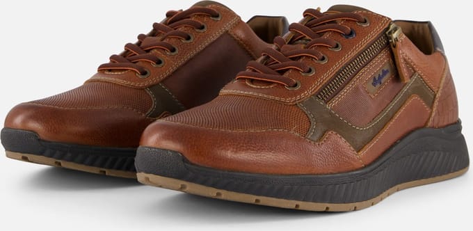 Australian Hatchback Sneakers cognac Leer - Maat 49