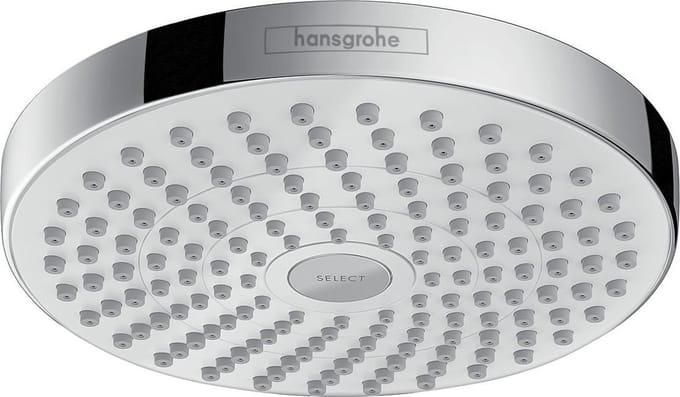 Hansgrohe Croma Select S hoofddouche S 180 2jet straalhoek verstelbaar wit/chroom