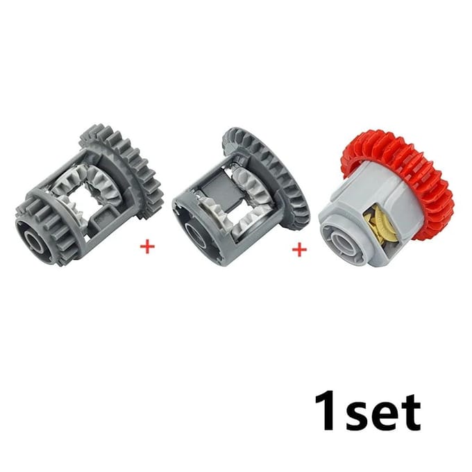 MIJN EIGEN CREATIE Tech Differentieel Bouwstenen Mechanisch Speelgoed High Tech Component Differentieel Tandwielen Montage Inclusief 6573 62821 65414