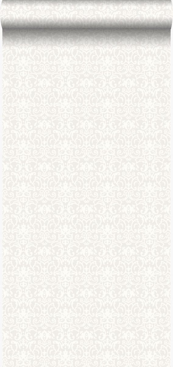 Origin Wallcoverings behang ornamenten wit en lichtgrijs - 53 cm x 10.05 m - 346536