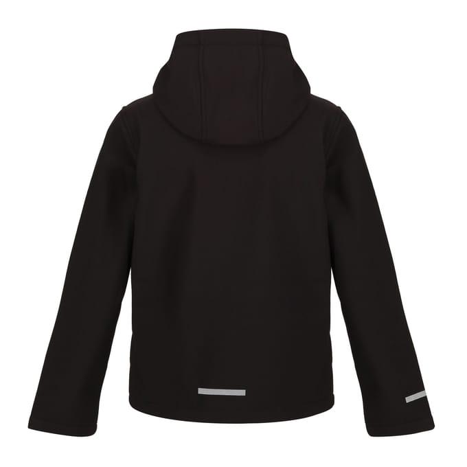 Regatta Kinder/Kids Ablaze 3 Layer Soft Shell Jas (Zwart/Klassiek Rood)