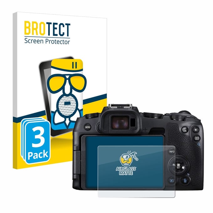 BROTECT - Screenprotector voor Canon EOS RP - Folie Beschermfolie Beschermglas matte 3 Stuks