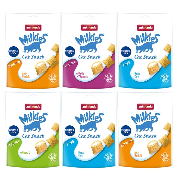 animonda Milkies Mixpakket Kattenvoer - 24 x 120 g (4 Soorten)