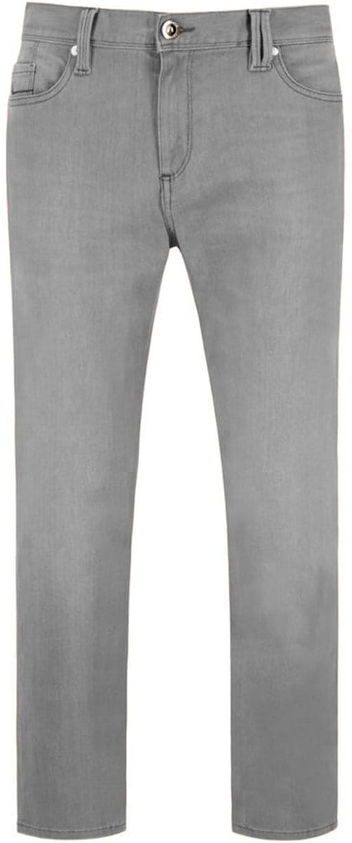 Alberto - 5-Pocket - Mannen - W32 X L32 - MidGrijs - Katoen - 4207-1571-Pipe Grey