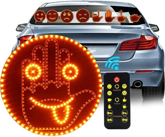 LED Handgebaar Auto Licht met Afstandsbediening – 14 Modi – Interieur Decoratie Auto Accessoire