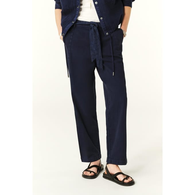 BA&SH Pantalon Sarker Bleunuit Taglia: 36 | Pantaloni Outlet | Donna