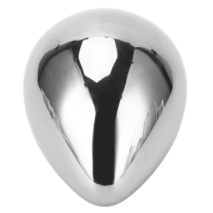 Terahertz Ei Platte Bodem Acupressuur Massage Ornamenten Steen Zuiverend Draagbare Terahertz Steen gray