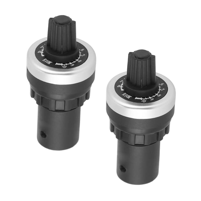 2 Pièces Potentiomètre 10k Montage Panneau Potentiomètre VSD VFD pour Variateur de Vitesse