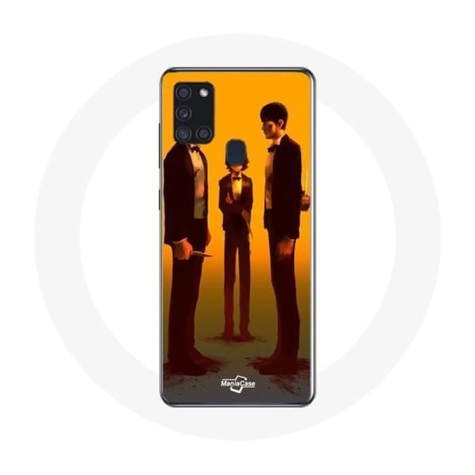 Samsung Galaxy A21S hoesje Inktvis Game Seong Gi hun Cho Sang woo en Kang Sae Byeok aflevering 9