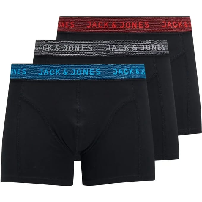 JACK & JONES- JACWAISTBAND TRUNKS 3 PACK NOOS - Heren - Trunks