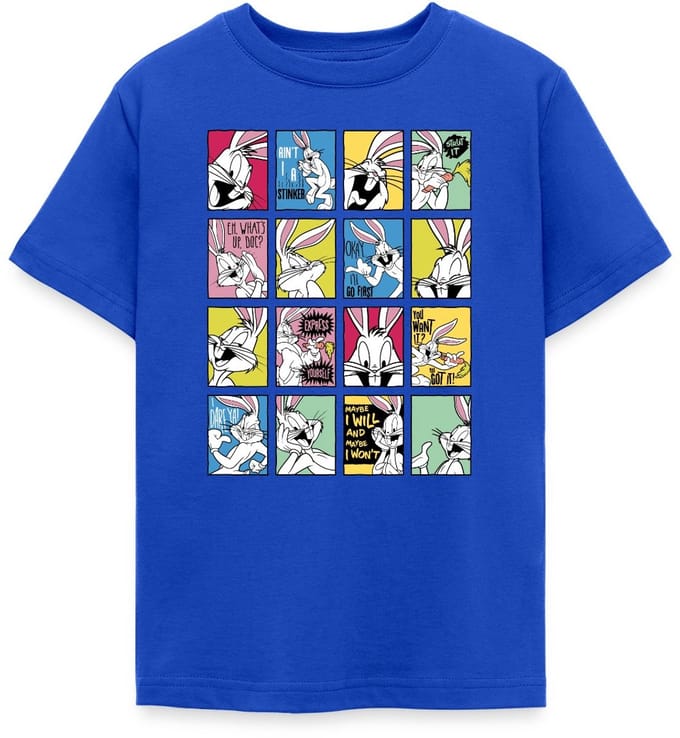 Looney Tunes Bugs Bunny Tiles T-Shirt Tiener
