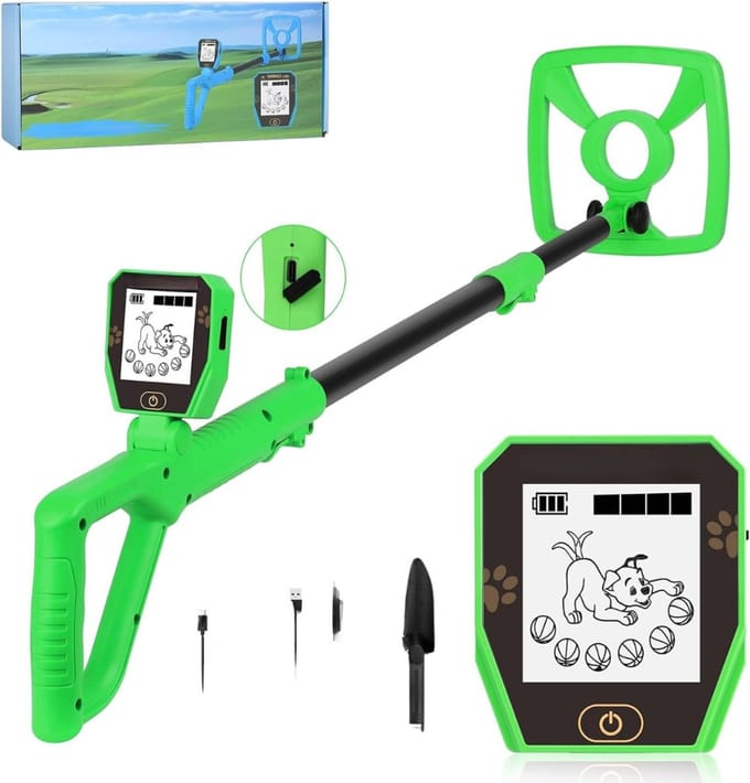 RUX® Metaaldetector voor Kinderen - Metaaldetector - Groen - 17cm x 7cm x 40cm