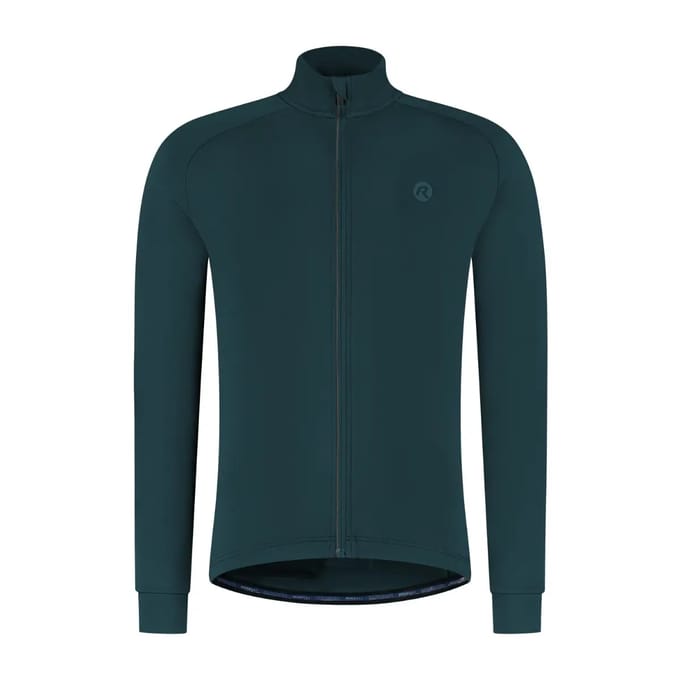 Rogelli Essential II Heren Fietsshirt - Lange Mouw - Blauw
