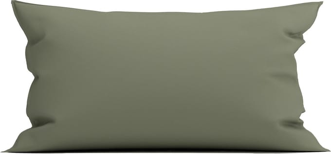 Yellow Kussensloop Percale - Kussenhoes van 40x80 cm - 1 stuk - 100% Katoen-Perkal - Groen