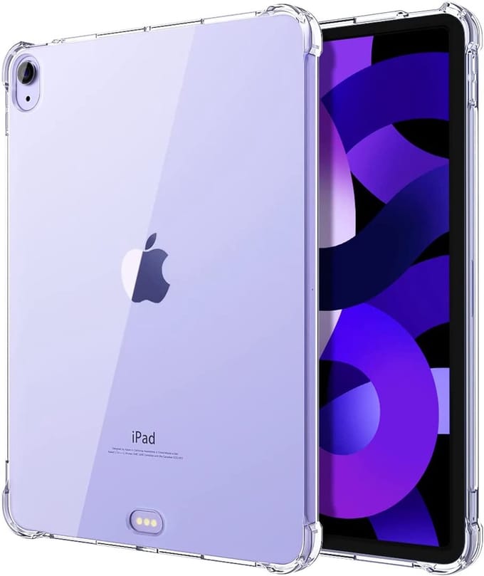 Hoes geschikt voor iPad Air 11 M3 2025 - 2 - backcover Shockproof siliconen Transparant