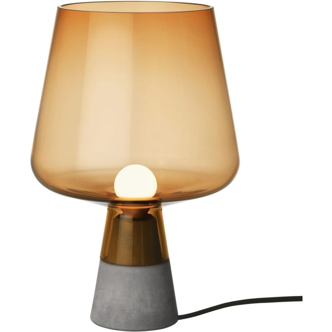 Iittala - Leimu Lamp - Leer - 38x25cm - brons