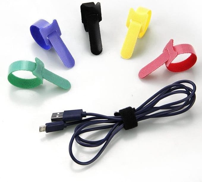 Nixnix® - Klittenband Kabelbinders - Kabel Organiser - 50 Stuks - 14cm