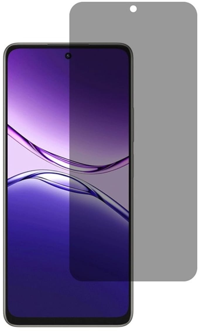 Coverup Screen Protector - Geschikt voor OPPO A5 Pro 5G Screen Protector - Coverup Privacy Tempered Glass - Transparant
