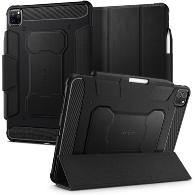 Spigen Rugged Armor Pro - black - iPad Pro 11" (2022/2021/2020/2018)