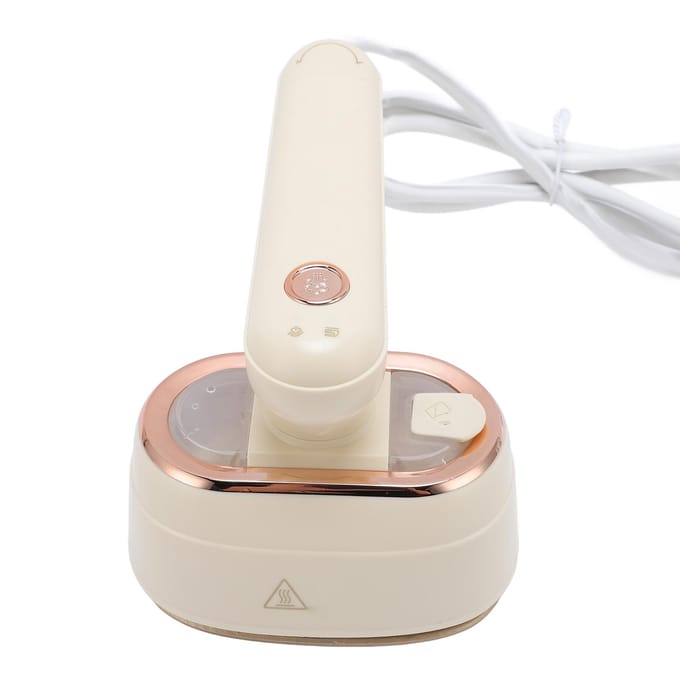 Fer à repasser à vapeur portable 800W Capacité 100ML Haute Efficacité Anti-fuite Petite machine à repasser pour AU PLUG beige