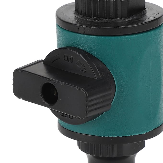1 pièces en plastique étanche Double Joints interrupteur vanne mamelon tuyau d'eau Joint accessoires d'irrigation noir/vert