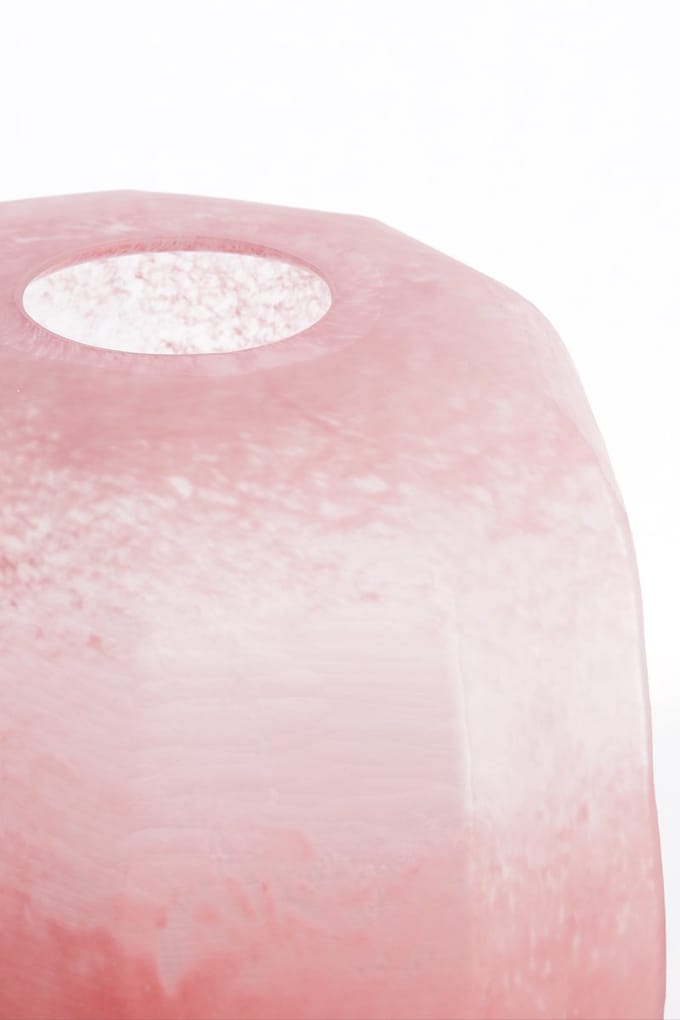 Light&living Vaas Ø33x32 cm PACENGO glas koraal-licht roze