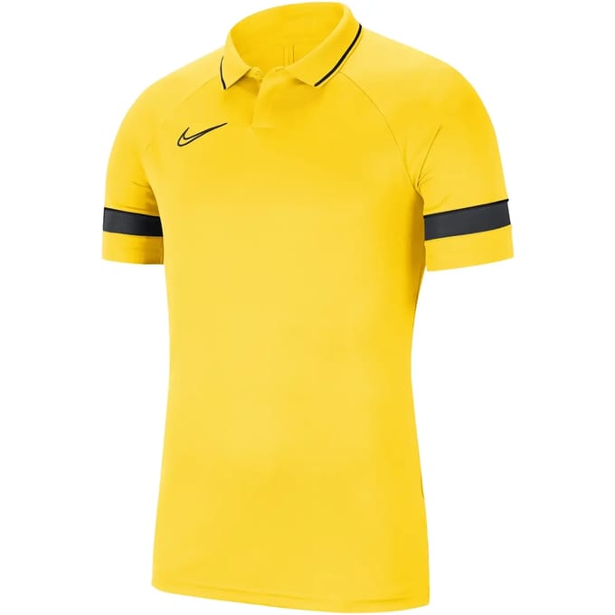Nike Dri Fit Academy Korte Mouw Poloshirt Geel S Man
