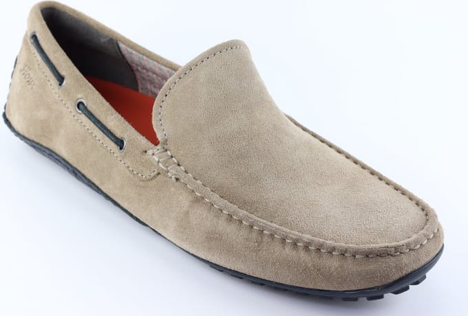 Sioux - CALLIMO VELOUR/HAYDEN - Instappers - Kleur: Taupe - Maat: 45