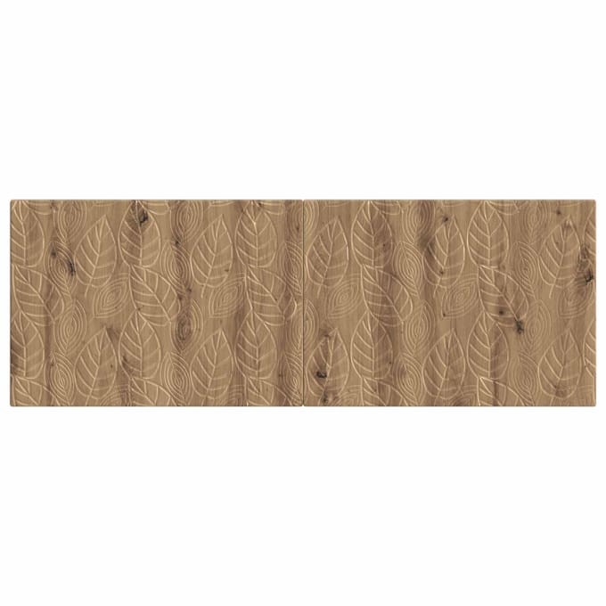 vidaXL - Wandgemonteerd - Hoofdbord - DELFT - Artisanaal - eiken - Bewerkt - hout