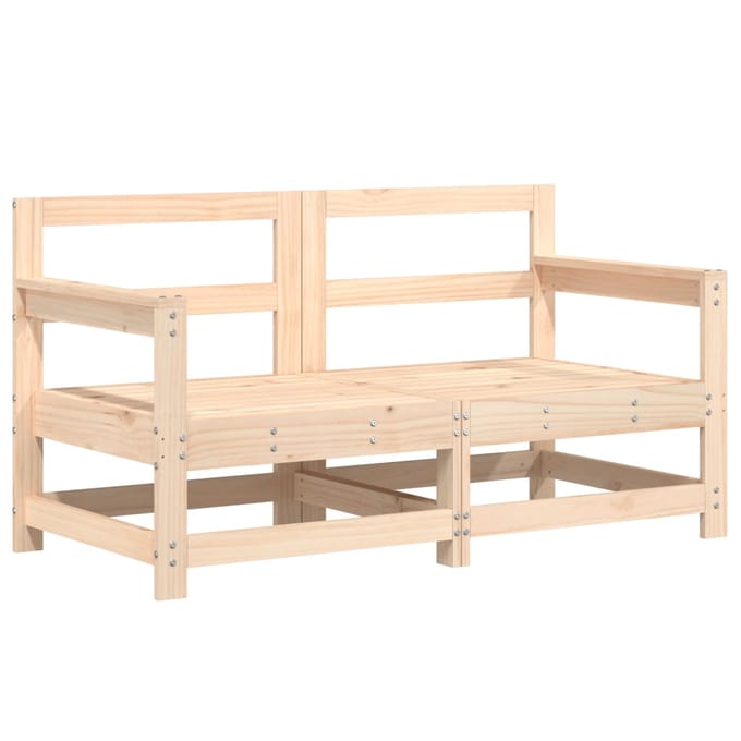 vidaXL - 7-delige - Loungeset - massief - grenenhout