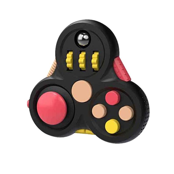 1 Stuks Vingertop Game Controller Spinner Speelgoed Gyro Controller Fidget Speelgoed Creatief Stressverlichtend Hulpmiddel Voor Tieners Cadeau zwart