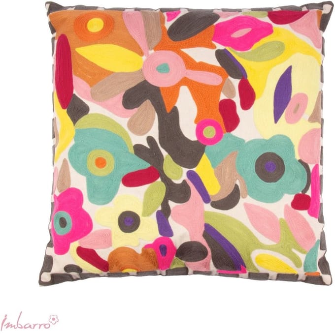 Imbarro - Kussen - Sierkussen - Bliss - 100% Katoen - 50x50cm - Multicolor