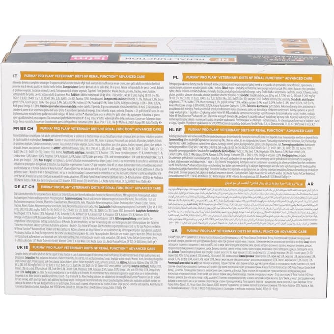 10 x 85 g Feline NF Advanced Care met Kip Purina Pro Plan Veterinary Diets Kattenvoer