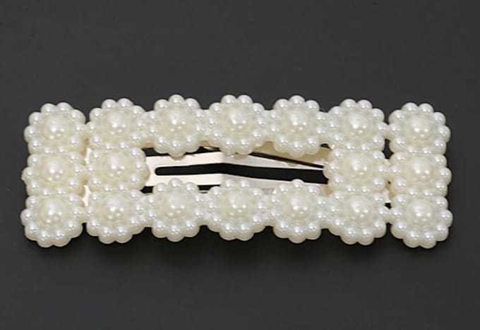 Haarclip met imitatieparels - 7.5 Centimeter - Luxe en chique - Damesdingetjes