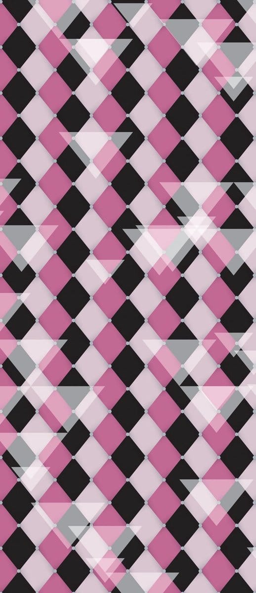 Modern Abstract Diamond Photo Wallcovering