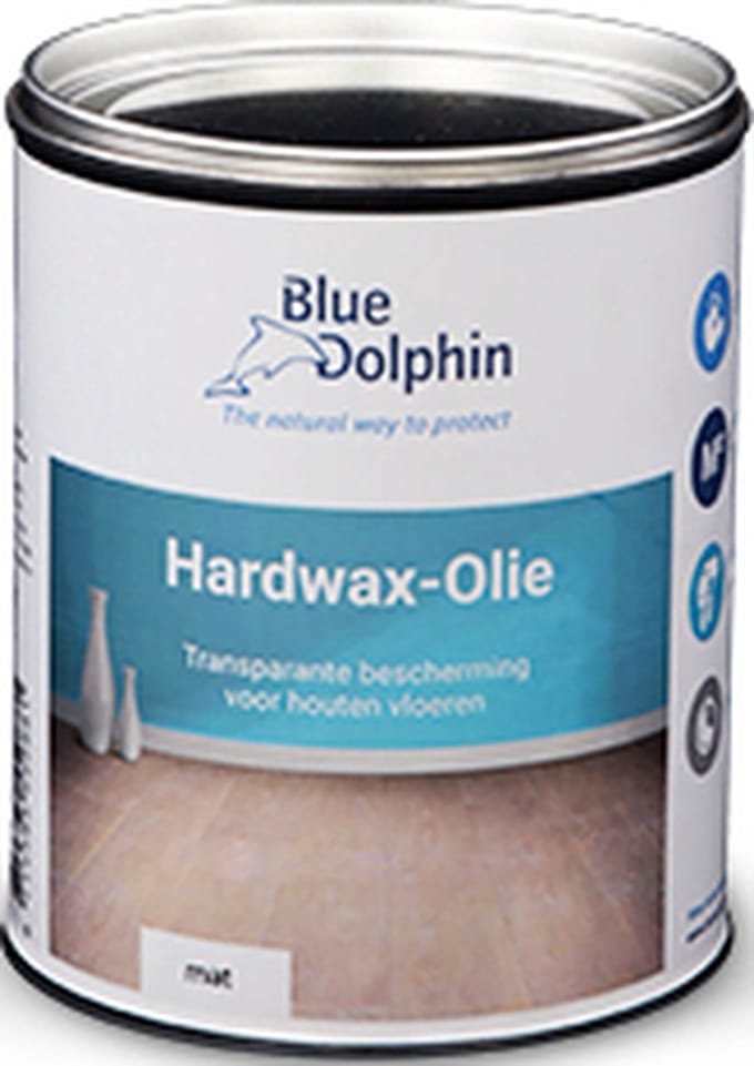 Blue Dolphin Hardwax-olie Mat 1 liter