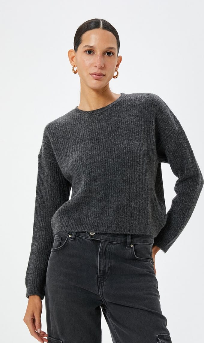 Ronde kraag Normaal Sweater