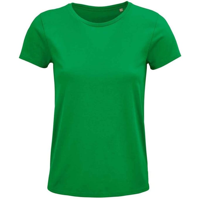 SOLS Dames/dames Crusader Organisch T-shirt (Kelly Groen)