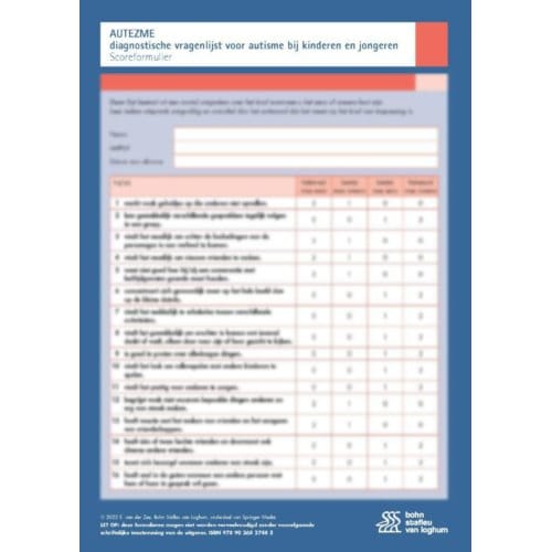 Autezme Scoreformulieren - Evi van der Zee