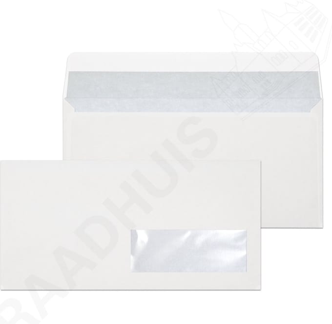 Raadhuis dienstenvelop DL (EA5/6) - 110x220mm - - venster rechts - met plakstrip - wit - 200 stuks - envelop - RD-402530-200