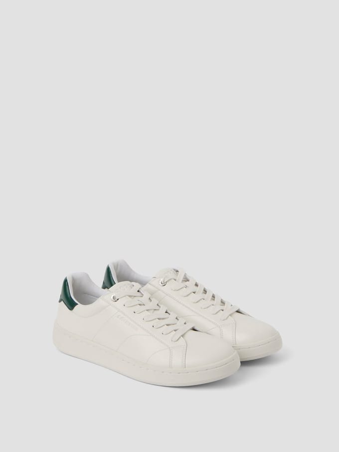 Björn Borg Deuce Heren Sneaker Schoenen Mannen - Witte Sneaker - Wit/Groen - Maat 45