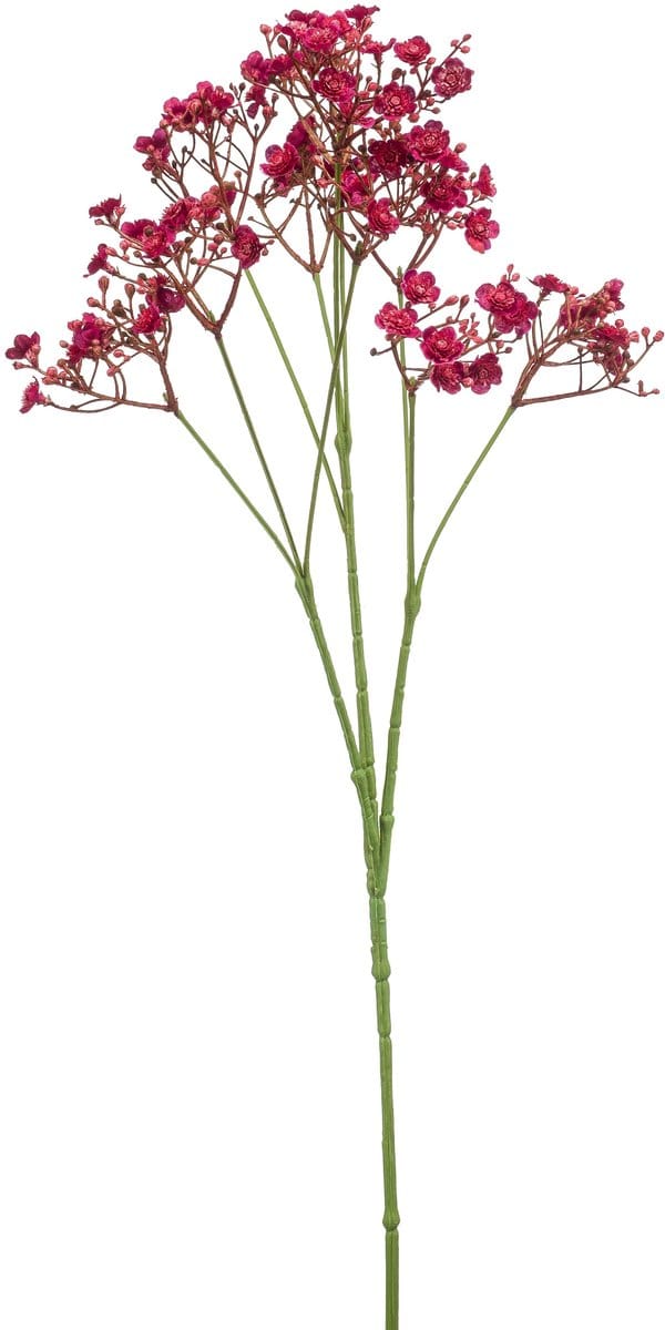 Emerald - Kunstbloem Gipskruid fuchsia 68cm - Kunstplant voor binnen