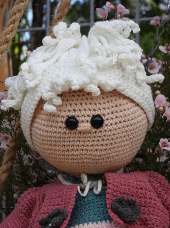 Haakpakket XXL Funny pruik (voor Funny Doll)