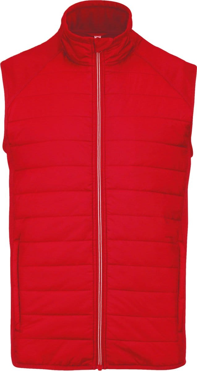 Sportbodywarmer met waterafstotende behandeling 'Proact' Rood - M